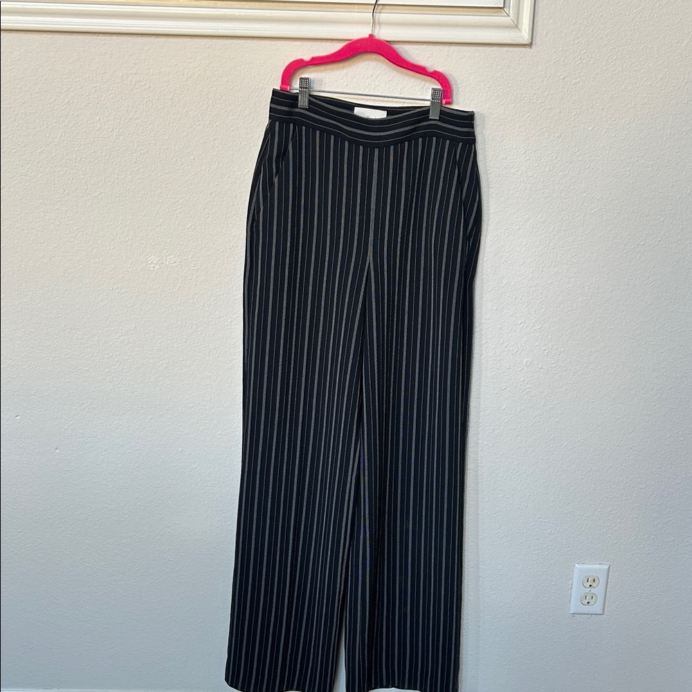Aritzia Wilfred Striped Wide Leg